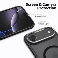 Tech-protect MagEdge MagSafe ovitek za iPhone 17 Air, črn