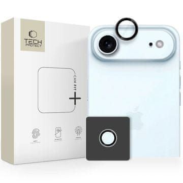 Tech-protect CamRing Fit zaščitno steklo za kamero za iPhone 17 Air, črno