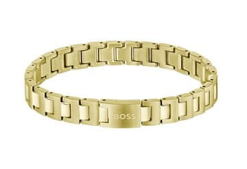 Hugo Boss Pozlačena zapestnica za moške Candor 1580753