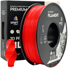 Smart Print PLA+ Rdeča Filament 1.75mm - Smart Print za 3D Tisk (1kg Kolut)