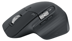 Logitech MX Master 3S Performance miška, Bluetooth, grafitna (910-007501)