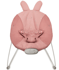 MoMi Glossy otroški gugalnik, 8 melodij, 3 stopnje vibracij, roza