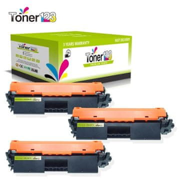 Toner123 Komplet Canon 047 / CRG-047 / 2164C002AA / i-SENSYS LBP-110, LBP-112, LBP-113, MF 110, MF 112, MF 113 kompatibilni tonerji (3) - 3 × črna