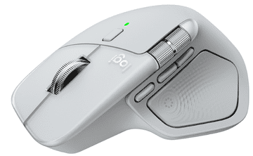 Logitech MX Master 4 miška, za Mac, brezžična, bela (910-007576)