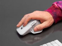 Logitech MX Master 4 miška, za Mac, brezžična, bela (910-007576)