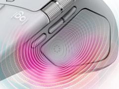 Logitech MX Master 4 miška, za Mac, brezžična, bela (910-007576)