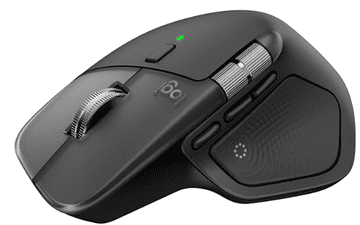 Logitech MX Master 4 miška, za Mac, brezžična, Space črna (910-007577)
