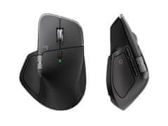 Logitech MX Master 4 miška, za Mac, brezžična, Space črna (910-007577)