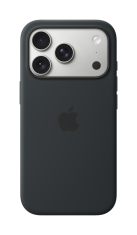 Apple iPhone 17 Pro ovitek, MagSafe, silikonski, črn