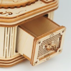 Robotime Lesena 3D sestavljanka Antique Turntable