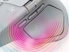 Logitech MX Master 4 miška, brezžična, siva (910-007563)