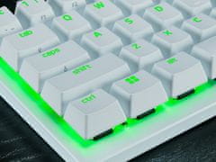 Razer Tipkovnica Huntsman V3 Pro Mini, Bela, RGB, PBT, Analogna stikala Gen2, SLO g.