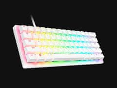 Razer Tipkovnica Huntsman V3 Pro Mini, Bela, RGB, PBT, Analogna stikala Gen2, SLO g.