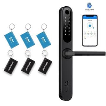 BOT BOT Smart ročaj TTLock H1 črna 85 mm