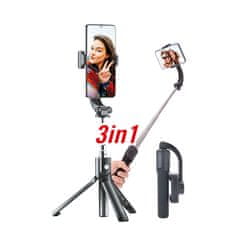 EasyPix Zložljiv 1-osni selfie gimbal GS1 - GOXTREME55239