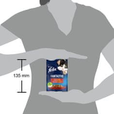 Felix Fantastic mokra hrana za mačke, govedina v želeju, 26x85g