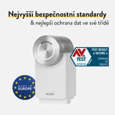 Nuki Smart Lock Elektronska ključavnica četrte generacije, podpora za Matter, bela