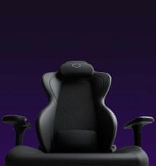 Cooler Master Igralni stol Hybrid M, masažni s PD adapterjem, črn