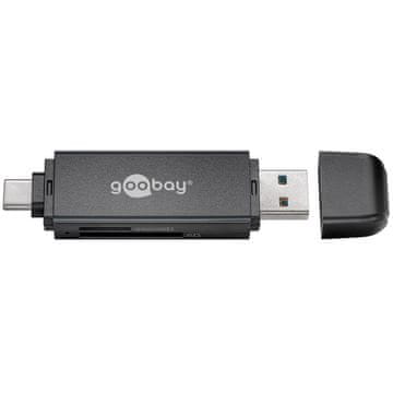 Goobay USB 3.0/USB-C 2v1 SD/microSD čitalec kartic
