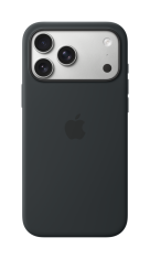 Apple iPhone 17 Pro Max ovitek, MagSafe, silikonski, črni
