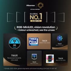 Hisense 116UXQ RGB MiniLED televizor, 293 cm, Smart TV