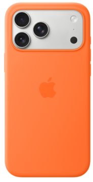 Apple iPhone 17 Pro Max ovitek, MagSafe, silikonski, oranžen (mgfl4zm/a)