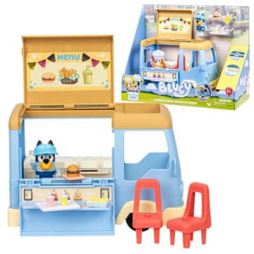 sarcia.eu Bluey SET FIGURIC FOOD TRUCK, figurice za otroke, GIBLJIVE DELE 3+