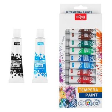 Spokey EASY Tempera barve 12 ml, 12 barv