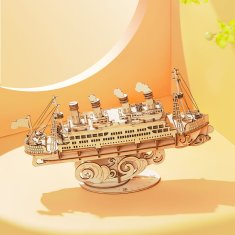 Robotime Lesena 3D sestavljanka Ocean liner