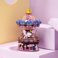 Robotime 3D sestavljanke za igrače Merry Go Round