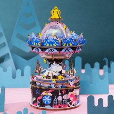 Robotime 3D sestavljanke za igrače Merry Go Round