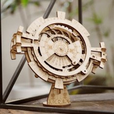Robotime 3D Lesena mehanska sestavljanka Namizni koledar
