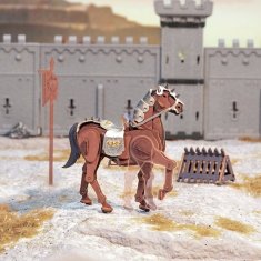 Robotime Lesena sestavljanka Vojni konj