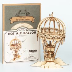 Robotime Lesena 3D sestavljanka Balon za vroč zrak
