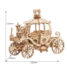 Robotime Lesena 3D sestavljanka Fairy Carriage