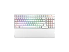 ASUS Tipkovnica ASUS ROG Strix Scope II 96 Wireless, bela, ROG NX Snow, PBT, RGB, USB, US