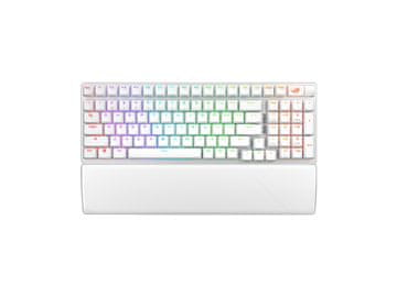 ASUS Tipkovnica ASUS ROG Strix Scope II 96 Wireless, bela, ROG NX Snow, PBT, RGB, USB, US