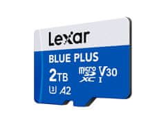 Lexar Spominska kartica BLUE PLUS, Micro SDXC, 2TB, 170MB/s, U3, V30, A2, UHS-I, z adapterjem
