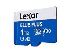 Lexar Spominska kartica BLUE PLUS, Micro SDXC, 1TB, 170MB/s, U3, V30, A2, UHS-I, z adapterjem