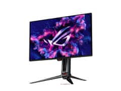 ASUS Monitor 26.5'' (67 cm) 4K OLED 240Hz HDR10, 2xHDMI, DisplayPort, USB-C DP Alt, zvočniki, ROG Swift PG27UCDM