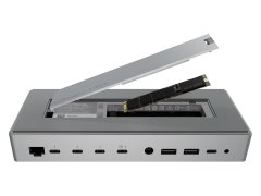 Razer Thunderbolt 5 Dock Mercury priklopna postaja, PD 140 W, SSD reža, 10 v 1 (RC21-02290200-R3EK)