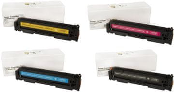 Toner123 Komplet Canon CRG-067H / 067H / i-sensys LBP 631Cw, 633Cdw / MF 651Cw, 655Cdw, 655Cx, 657Cdw kompatibilni XL tonerji (4) - črna, cyan, magenta, rumena