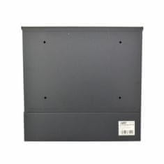 awtools Poštni nabiralnik z režo za časopis antracit in inox mod.53 370x370x105mm