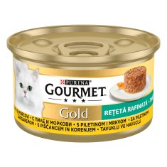 Gourmet Gold Savoury Cake hrana za muce, koščki piščanca