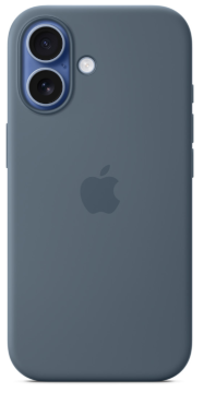 Apple iPhone 17 ovitek, MagSafe, silikonski, moder (mgew4zm/a)