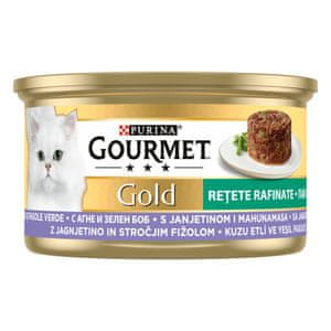 Gourmet Gold Savoury Cake hrana za muce, jagnjetina in fižol