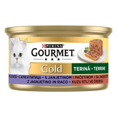 Gourmet Gold pašteta za muce, jagnjetina in raca