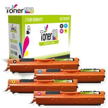 Toner123 Komplet Canon 729 / CRG-729 / LBP-7000, LBP-7010c, LBP-7018c kompatibilni tonerji (4) - črna, cyan, magenta, rumena