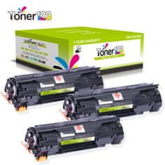 Toner123 Komplet HP 78A / CE278A / LaserJet M1536, P1560, P1566, P1567, P1568, P1569, P1601, P1602, P1603, P1604, P1605, P1606, P1607, P1608, P1609 kompatibilni tonerji (3) - 3 × črna