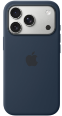 Apple iPhone 17 Pro ovitek, MagSafe, silikonski, Midnight (mgfh4zm/a)